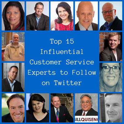 top 15 customer service experts on Twitter to follow