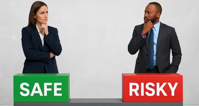 safe vs. risky options in recession-proofing your business