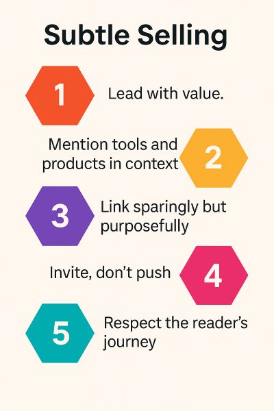 subtle selling - infographic