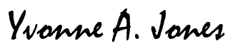 Yvonne A. Jones signature